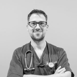 Dr. Fabio Sartore, medico impegnato in Medicina Interna, Pronto soccorso e Ecografista presso Ospedale Veterinario Baioni